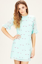 Flamingo shift mint