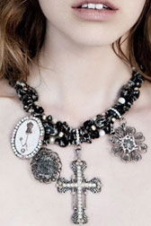 Elisa Cavaletti Black Necklace